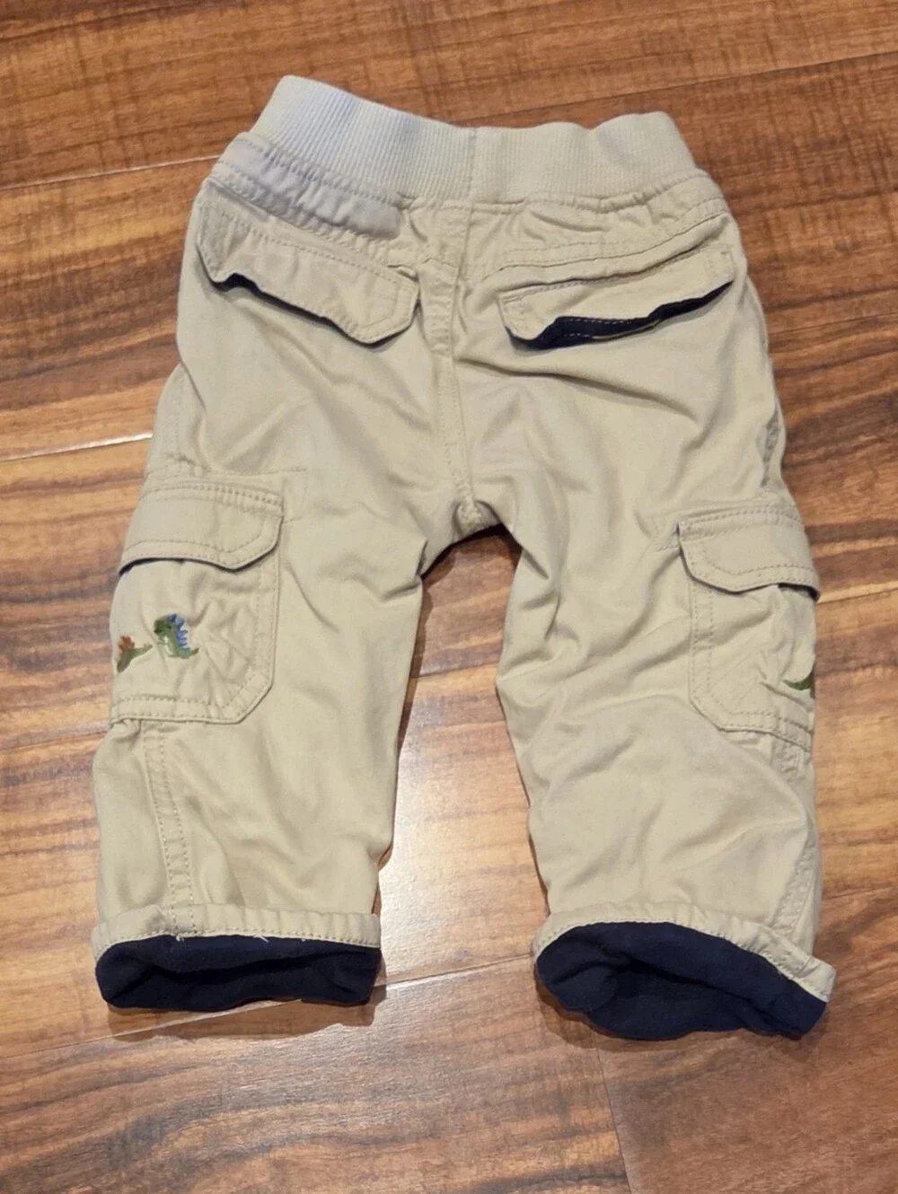 Gymboree EUC Green/Navy Fair Isle Dino Sweater, Dino Hoodie and Lined Pants